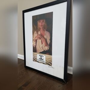 Fairchild Paris Kate Moss Chanel Framed Art Print 12/150 32×26 Home Decor